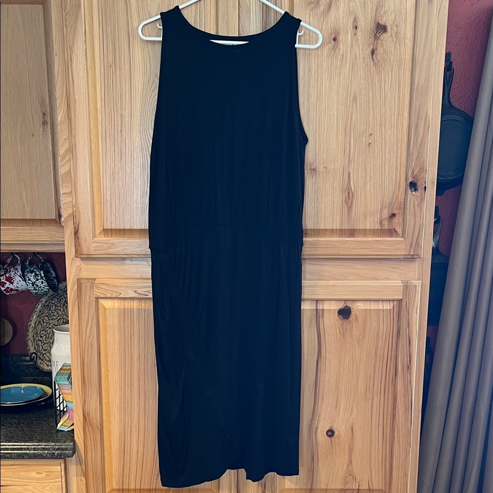 MAURICES Black Sleeveless Midi Dress NWT